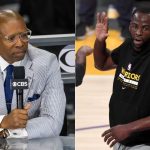 "Draymond Green, I don't want any of the smoke": Kenny Smith laughs off race challenge with Warriors' DPOY to the big board on Inside the NBA