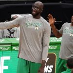 "Yooo Virgil van Dijk, Sadio Mane, let me know if Liverpool needs another striker": Celtics big man Tacko Fall hilariously posts soccer video on Instagram
