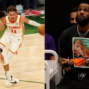 "Trae Young ties LeBron James for most points by a player at age 22 or younger": Hawks star records a career playoff high in Game 1 road win vs Bucks