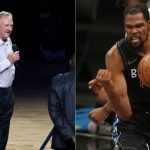 "Kevin Durant could knock off Larry Bird from Mount Rushmore": NBA analyst questionably compares Nets star to the Celtics legend after his 49-point triple-double