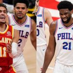 "Trae Young and I both complain about fouls": Joel Embiid gives huge props to the Hawks star for his basketball IQ in earning free throws