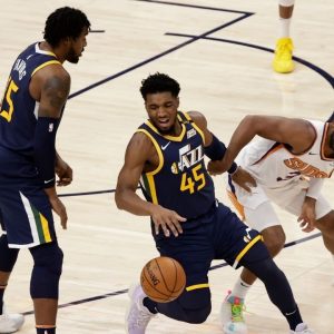 "Donovan Mitchell didn't even plan on being part of the 2017 Draft Class": How Chris Paul and Paul George convinced the Utah Jazz combo guard to declare for the 2017 NBA Draft