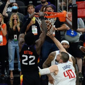 "Deandre Ayton's dunk was an all-time robbery": Skip Bayless indignant with NBA referees for blown out-of-bounds call in Clippers vs Suns Game 2