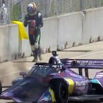 "We had a brake fire"– Romain Grosjean rushes to blow out his own car fire in Detroit