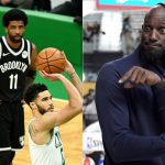 "Kevin Garnett has crossed that line plenty of times": Richard Jefferson defends Kyrie Irving after Celtics legend accuses the Nets star of stomping on 'Lucky'