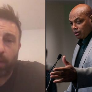 "Charles Barkley, do you think it's important to get a GUARANTEE right?": Danny Rouhier impersonates both Shaquille O'Neal and Chuck in hysterical Inside the NBA segment
