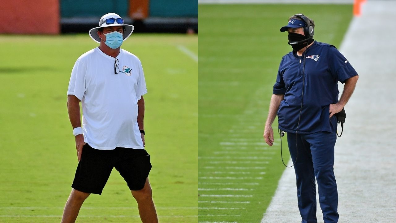 “I’m a Dolphin for life. I don’t want him to get it”: Dan Marino jokes about not wanting Bill Belichick to break Don Shula’s NFL wins record.