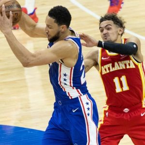 "Hey ref! Ben Simmons should shoot free throws!": Trae Young trolled Sixers star in Game 3 loss for his inconsistent form from the charity stripe