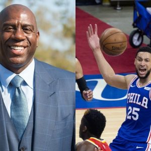 “Ben Simmons needs to play at summer leagues”: Magic Johnson gives advice to the Sixers star to help raise his confidence amidst horrid shooting woes
