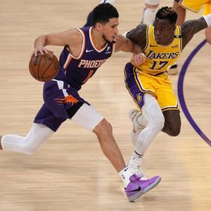 "That's tuff": Devin Booker mocks Dennis Schroder on Instagram after Suns beat Lakers 4-2 in first round matchup