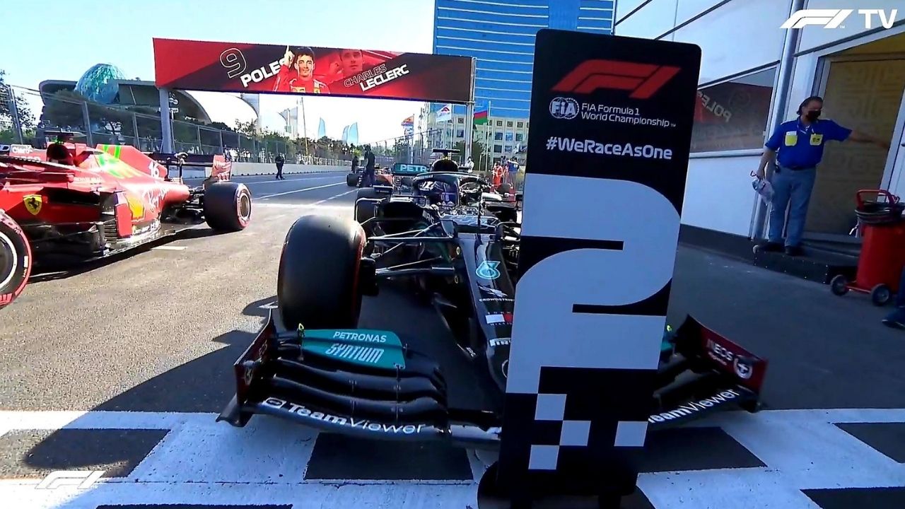 "We've been struggling like you couldn't believe all weekend"– Lewis Hamilton grateful of P2 in Azerbaijan GP quali