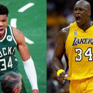 "Giannis Antetokounmpo is looking like Giannis O'Neal": Kendrick Perkins draws comparisons between the Bucks MVP and Lakers legend Shaquille O'Neal after Game 3 heroics against the Suns