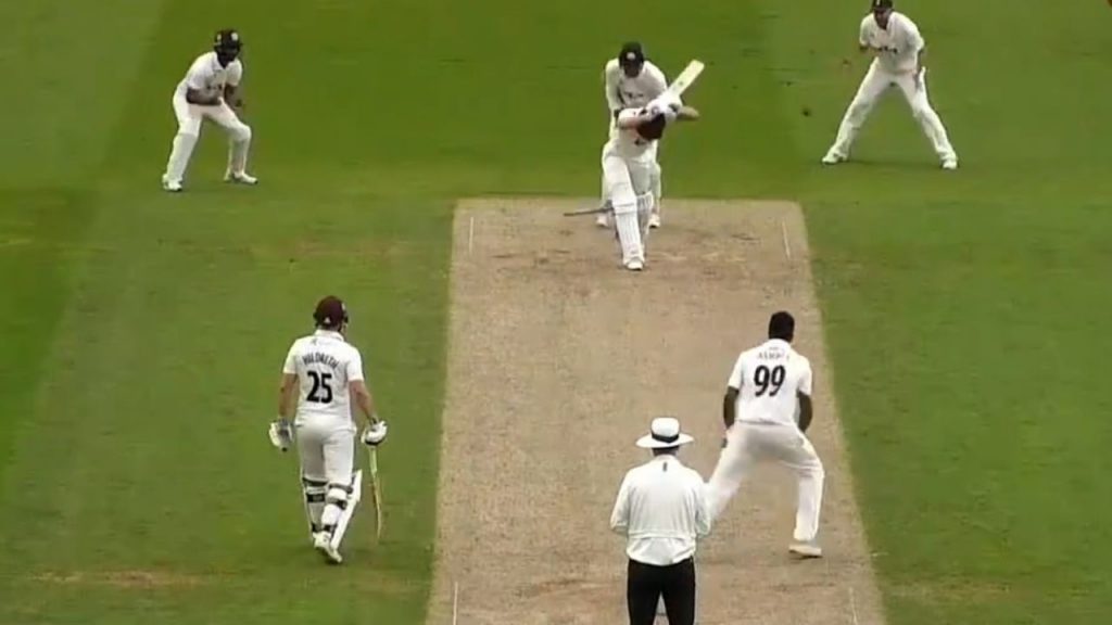 R Ashwin county cricket: Ashwin foxes Tom Lammonby to pick first wicket in Surrey vs Somerset County Championship match