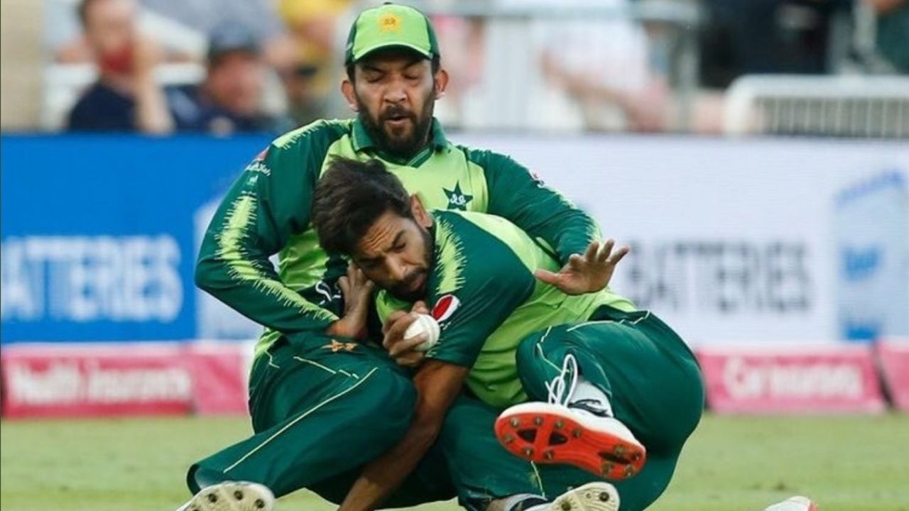 Haris Rauf and Sohaib Maqsood collision: Rauf grabs sensational catch to dismiss Moeen Ali despite nasty collision with Maqsood at Trent Bridge