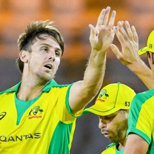 Mitchell Marsh: Australian all-rounder dismisses Nicholas Pooran and Lendl Simmons on successive deliveries to turn the tables in St Lucia T20I