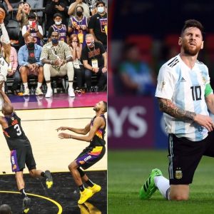 "Lionel Messi and Papu Gomez imitate Jrue Holiday and Giannis": This viral video of Argentine footballers copying Bucks' iconic Final Game 5 alley-oop will gladden you
