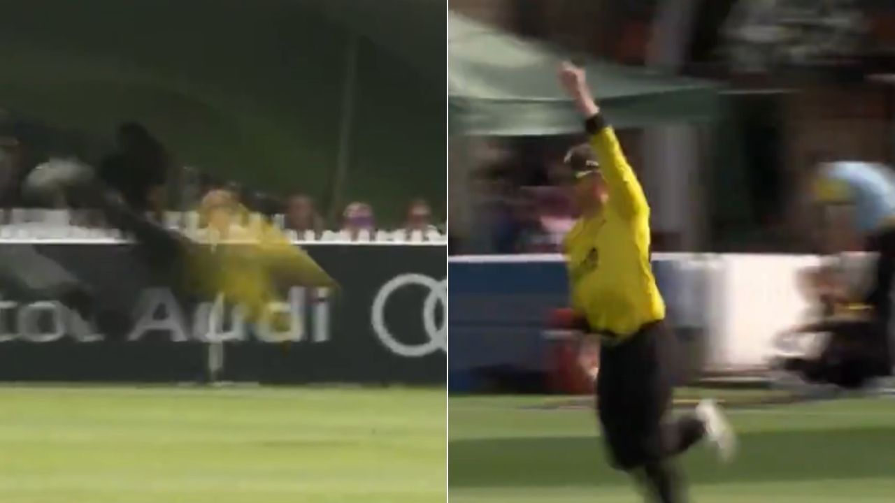 Glenn Phillips catch vs Middlesex: Gloucestershire player grabs absolute stunner to dismiss Stephen Eskinazi in T20 Blast 2021