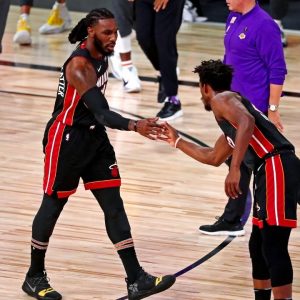 "I've been busting your a** since school": Miami Heat teammates Jimmy Butler and Jae Crowder would often have "borderline uncomfortable" trash talk during practice in the NBA Bubble