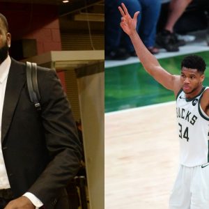 "If Giannis Antetokounmpo wins the championship and Finals MVP, he'll dethrone LeBron James and Kevin Durant": Kendrick Perkins has yet another hot-take regarding the Bucks' superstar