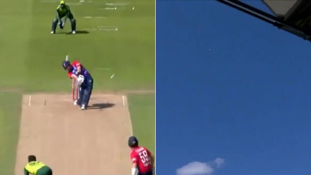 Liam Livingstone six vs Pakistan: Livingstone hits monstrous six off Haris Rauf in Headingley T20I
