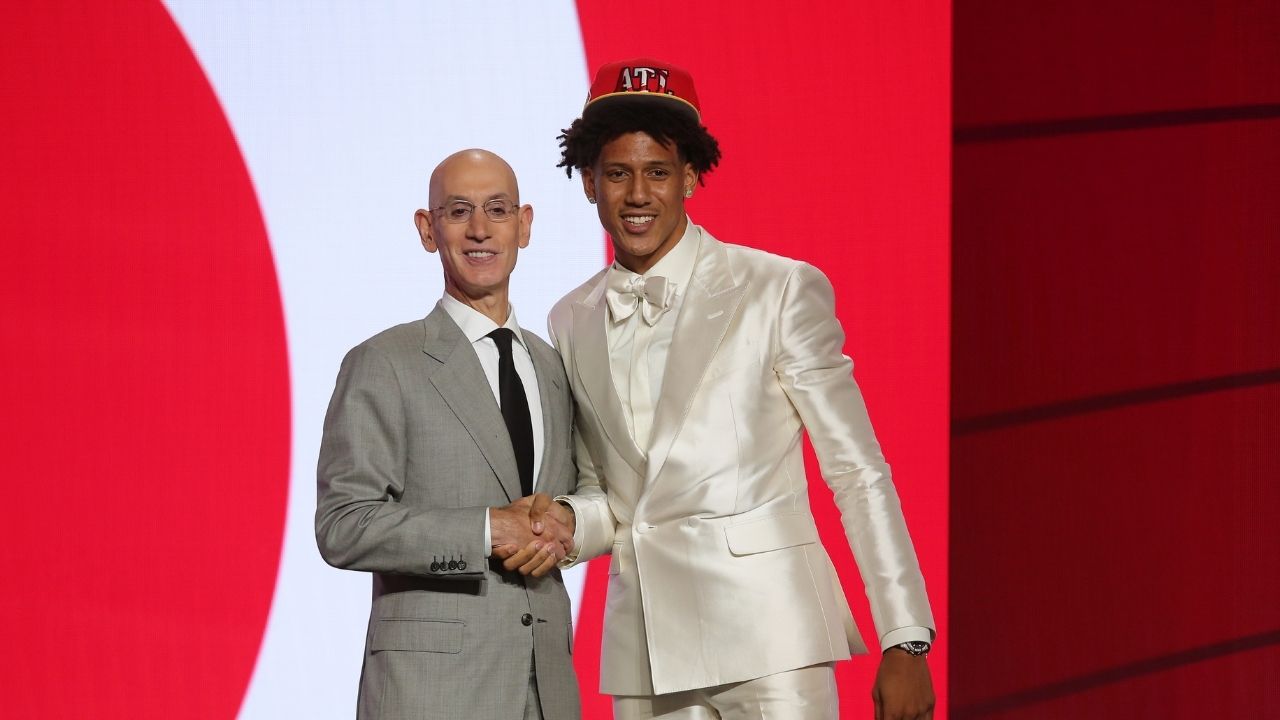 “Only watched LeBron James, Ben Simmons really hard”: Hawks NBA Draft pick Jalen Johnson lists out the 4 NBA stars he studied