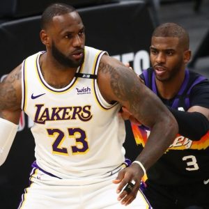 "Chris Paul was there at my first finals, this is me giving back to him": LeBron James explains why he was at NBA Finals Game 5 cheering for the Suns superstar