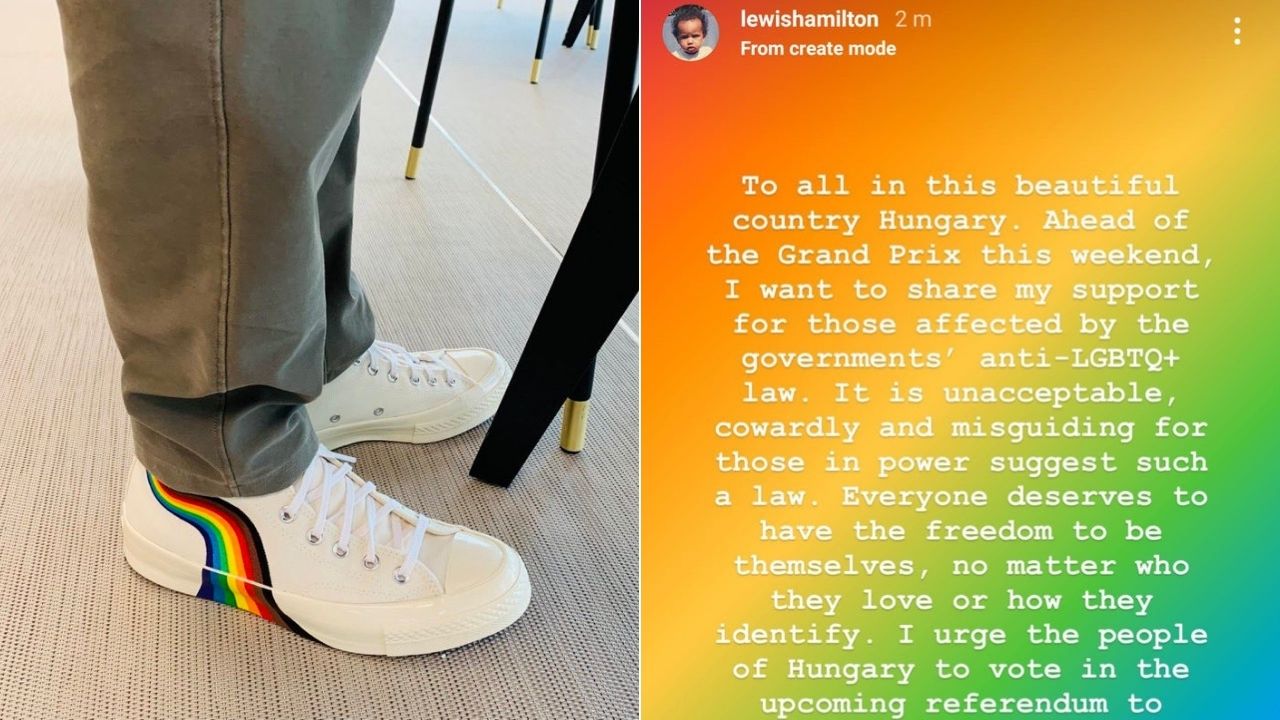 "For those affected by governments' anti-LGBTQ+ law"– Lewis Hamilton and Sebastian Vettel extend support for pride protestors against Hungary's anti-LGBTQ+ law