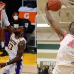 "Like father, like son!": Lakers superstar LeBron James posts video of him and son Bronny dunking the ball in a similar tomahawk style