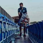 "Sebastian Vettel stayed behind with a group of fans"– Aston Martin superstar picks up litter from stands at Silverstone