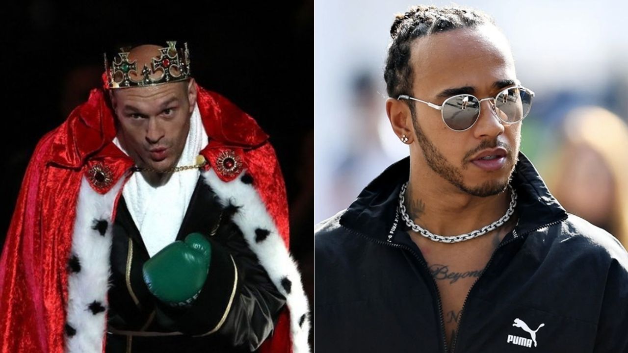 "Unlike Lewis Hamilton I live and pay taxes"– Tyson Fury takes a tax jibe at Lewis Hamilton