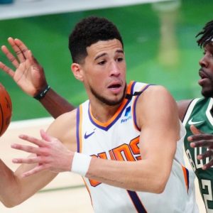"Skip Bayless delivered some actual analysis?!": The NBA community goes crazy as the analyst announces his thoughts on Devin Booker in game 3 of the NBA Finals