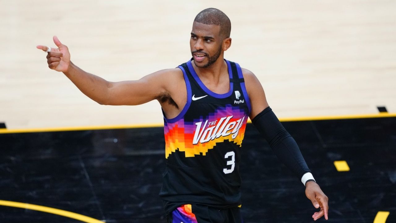 "Chris Paul - Menace on the court, doting father off it" - Chris Paul and his son make an adorable tag team during press conferences and team travels