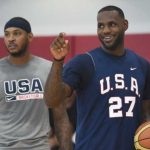 “Only Carmelo Anthony and LeBron James can save Team USA now”: NBA Twitter clamors for Lakers and Blazers superstars to aid Damian Lillard and co following abysmal loss to France