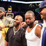 Dwyane Wade traveled all the way to Phoenix to cheer on Chris Paul and the Suns during game 2 of the NBA Finals