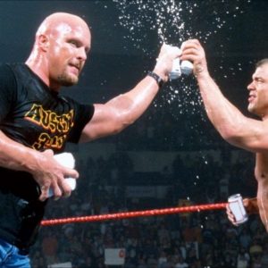 Vince McMahon threatened to fine Kurt Angle and Stone Cold $2000 everytime they laughed