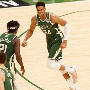 "Giannis Antetokounmpo joins Michael Jordan, LeBron James and Kevin Durant": The Greek Freak puts himself among special company, following a huge performance in Game 3 of the Finals vs the Suns