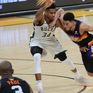 "Devin Booker has a killer will": Skip Bayless takes shots at Giannis, heaps praises of the Suns star owing to his performance in Game 2 of the NBA Finals