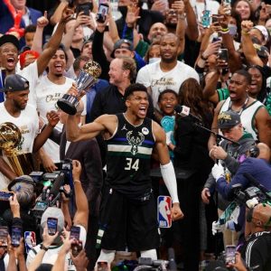 "Joining a super team would've been the easy way, but this is the hard way": Giannis Antetokounmpo takes a subtle shot at Kevin Durant and LeBron James after winning the 2021 NBA championship