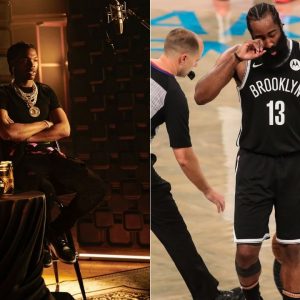 "James Harden out partying with Lil Baby while Giannis dropped 50 pts in the NBA Finals": NBA Fans mock 'The Beard' after being spotted at Miami for the Rolling Loud music festival