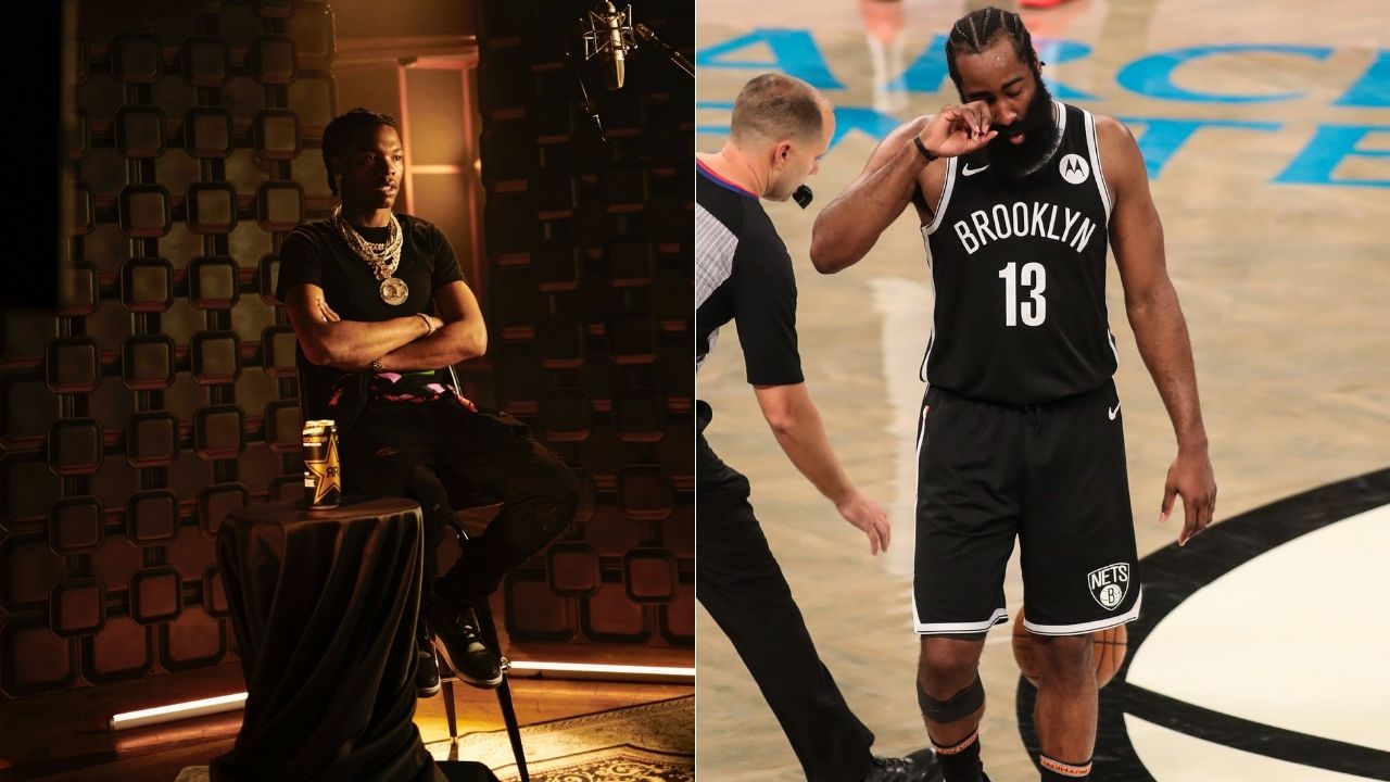 "James Harden out partying with Lil Baby while Giannis dropped 50 pts in the NBA Finals": NBA Fans mock 'The Beard' after being spotted at Miami for the Rolling Loud music festival