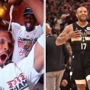 "Chris Bosh or PJ Tucker?" NBA fans just can't decide who wins at being the bigger party animal between the Bucks star and the Heat legend