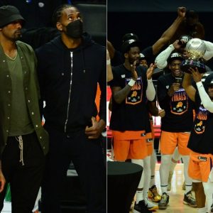 "Chris Paul, this why nobody likes yo weak a**": DeMarcus Cousins taunts Suns star from the bench as they win Game 6 and qualify for 2nd ever NBA Finals series