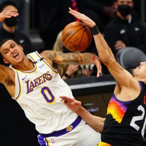 "Kyle Kuzma ain’t a Laker and Winnie Harlow doesn’t like DC": NBA Twitter mocks supermodel for ditching Kuz after his move to Washington