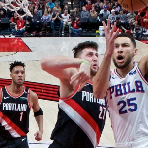 “Jusuf Nurkic talks a lot of sh*t for being a**”: When Ben Simmons had a heated back and forth with Damian Lillard’s teammate in a Sixers loss to the Blazers