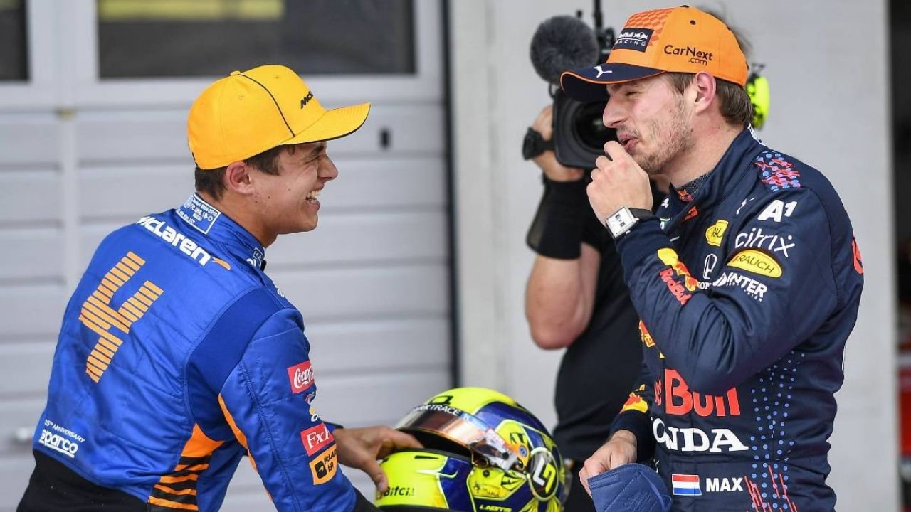 "Great race mate unbelievable drive"– Lando Norris congratulates Max Verstappen for his "tough win" in Belgian GP
