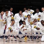 "Aye LeBron James, thanks for the tequila": Team USA players give a shout-out to the Lakers superstar as they drink Lobos Tequila while celebrating their gold-medal win at Tokyo 2020
