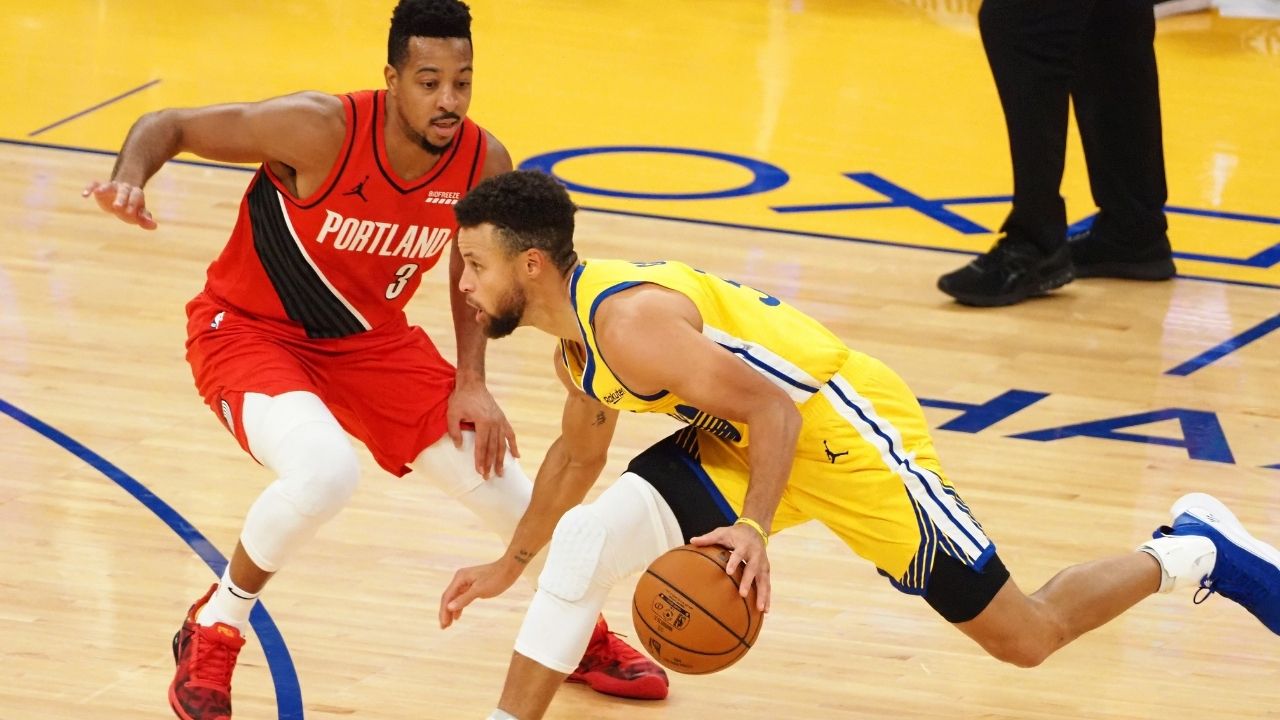 “Stephen Curry hits some of the toughest shots you’ve ever seen”: CJ McCollum gives the Warriors MVP some huge compliments while talking about his shot selections