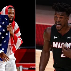 "Jimmy Butler has a higher net income than Kevin Durant for 4 years": NBA fan calculates taxes for Nets and Heat superstars while taking shots at Dennis Schroder