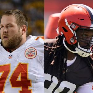 "Guards love matching up with Brown DE who is averaging 1.5 sacks over his last two seasons" Geoff Schwartz roasts Jadeveon Clowney and his "guards are unathletic" comment