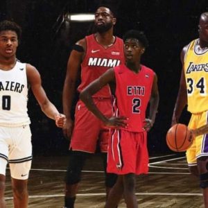 "LeBron James and Bronny, think you can handle this heat?": Lakers' legend Shaquille O'Neal challenges the King and Dwyane Wade in a father-son 2v2